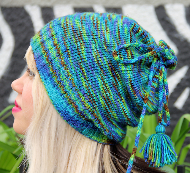 Tasseled Slouch and Cowl