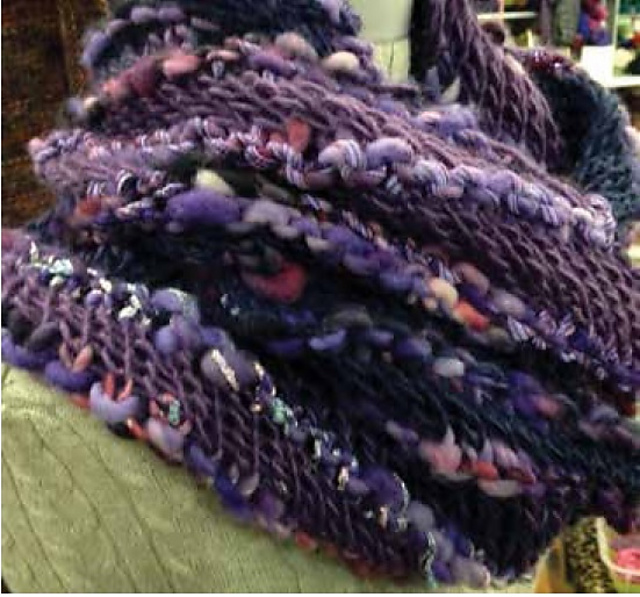 Bias Striped Cowl