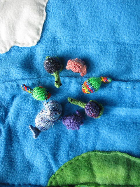 Stevie's Zoo - Cupid Crab, Fish, Turtle, and Whale