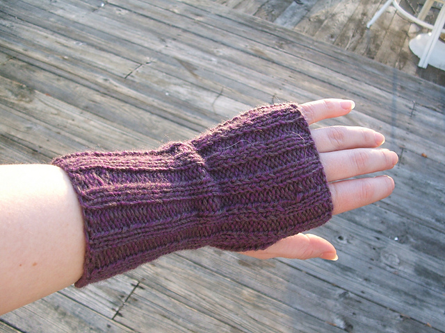 Ribbed Wristwarmers