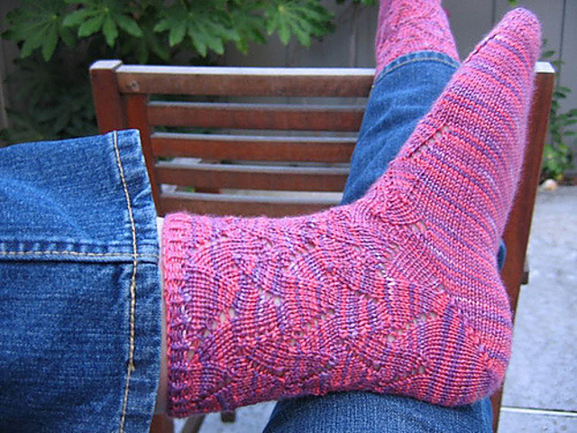 Sunset Scales Socks