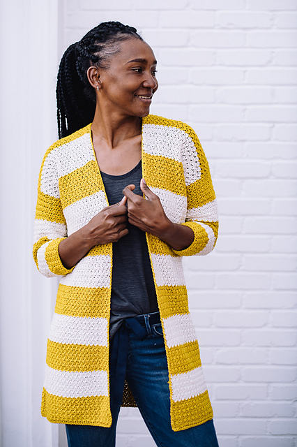 Rugby Stripes Cardigan