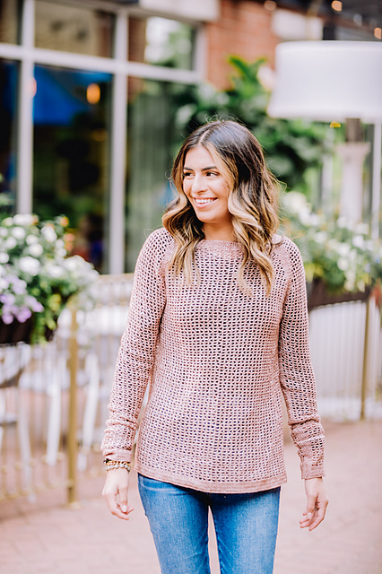 Makayla Mesh Sweater