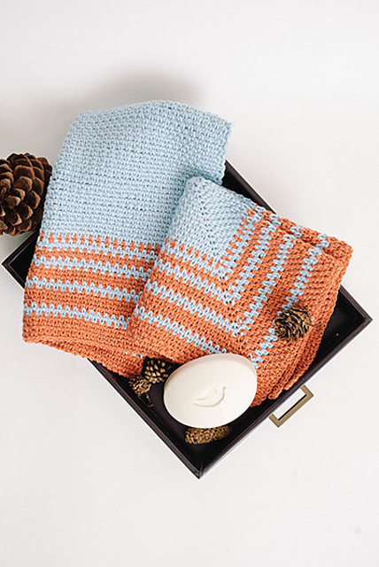 Winter Mint Hand & Face Towels