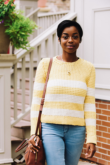Lemon Meringue Pullover