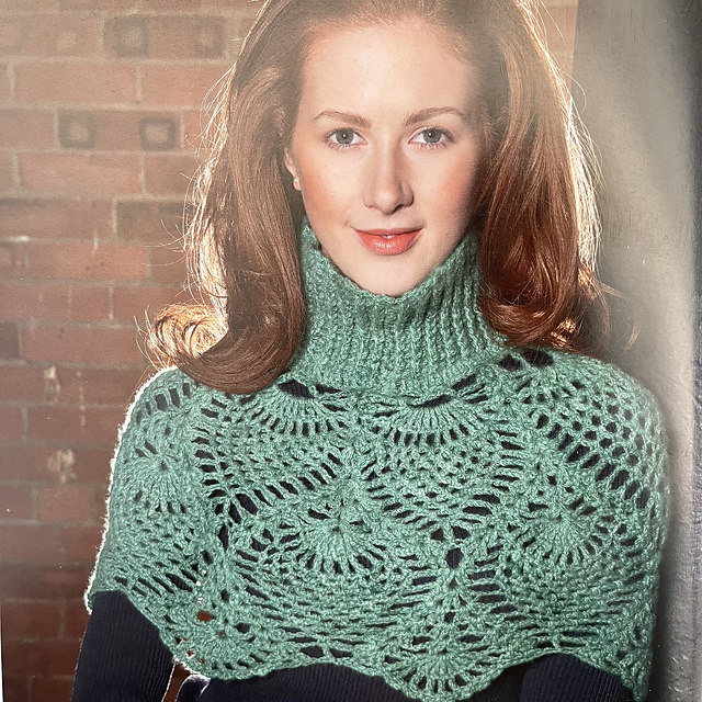 Green Fern Poncho