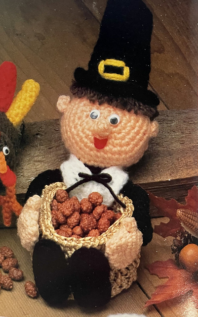 Thanksgiving Favors: Pilgrim Boy