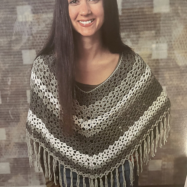 Soft As Moss Poncho