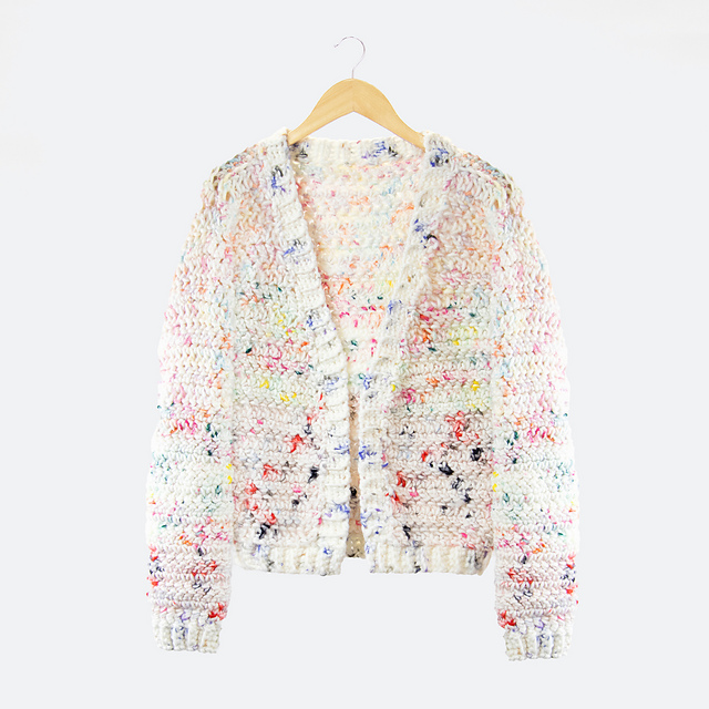 Wild Bloom Crochet Cardigan