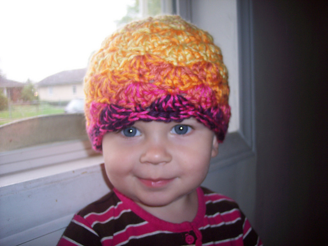 Toddler Shell Beanie