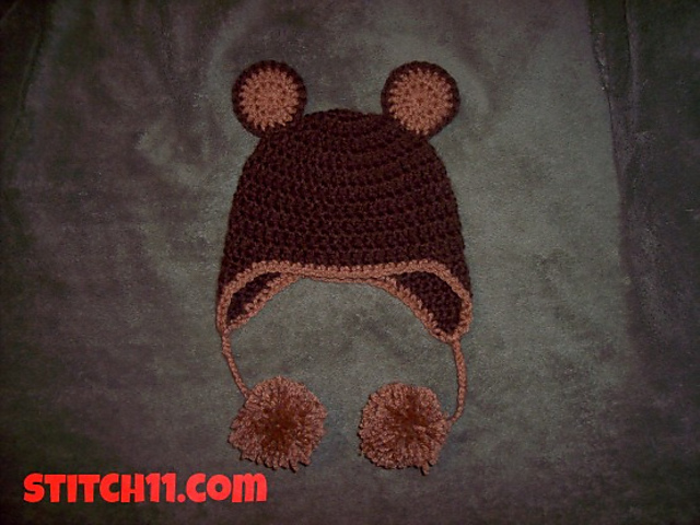 Ravelry: 0-3 Month Bear Hat pattern by Stitch11
