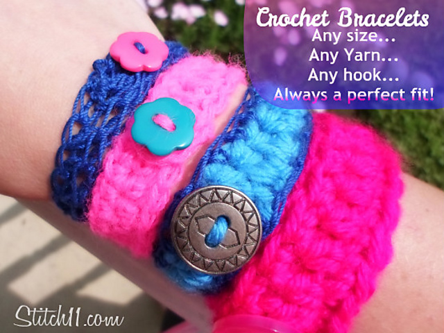 Crochet Bracelets for Everyone
