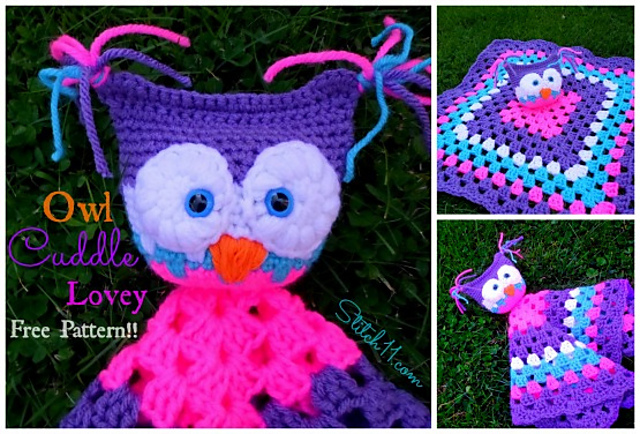 Owl Cuddle Lovey