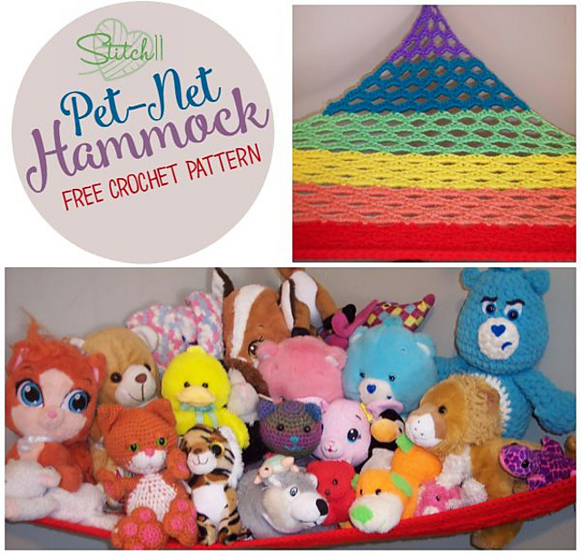 Perfect Rainbow Pet Net Hammock