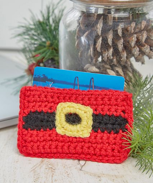 Santa's Belt Gift Card Holder