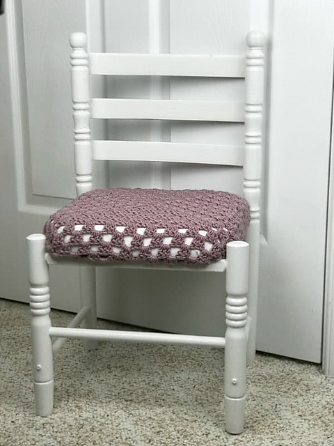 Granny Square Seat Cover