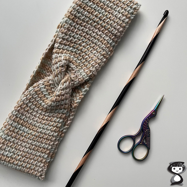 Simple Twist Tunisian Headband