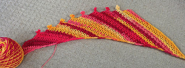 Arrival Crescent Shawl