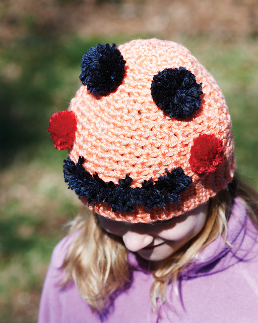 Emoji Pom Pom beanie