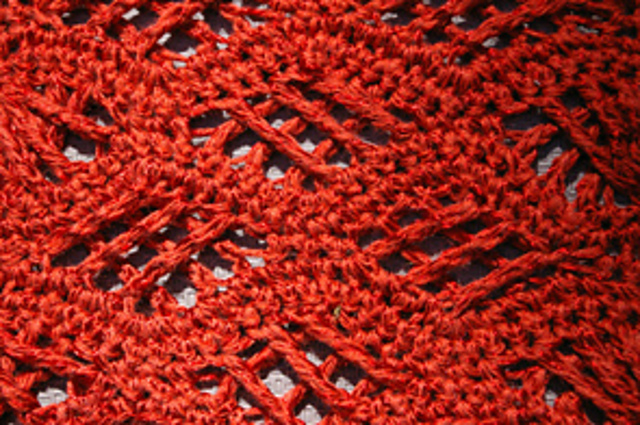 Lattice Feather & Fan Motif