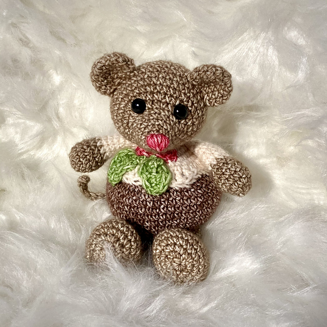 Christmas Pudding Mouse