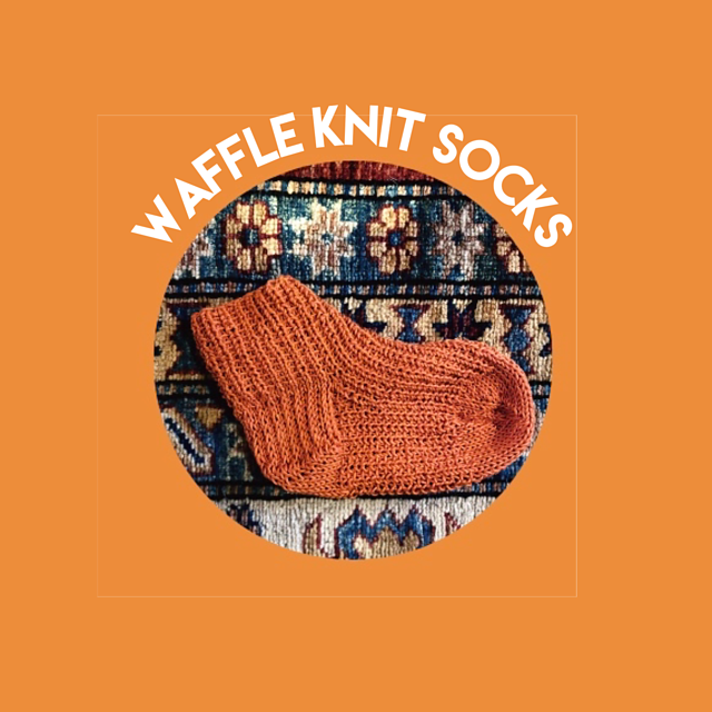 Waffle Knit Socks