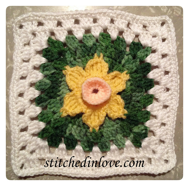 Daffodil Granny Square