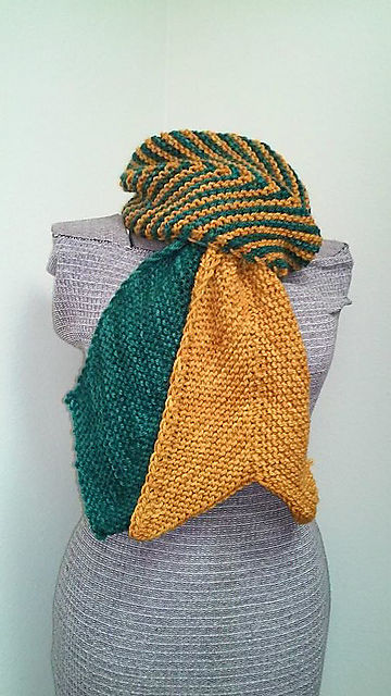 House Colors Chevron Scarf