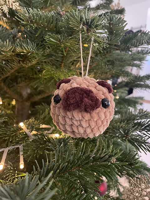 Pug Bauble / Stress Ball