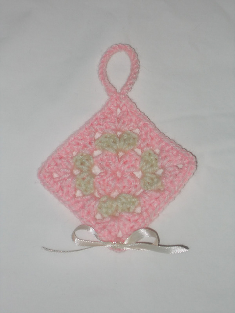 Valentine's Square Ornament