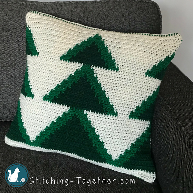 Christmas Tree Pillow Cover