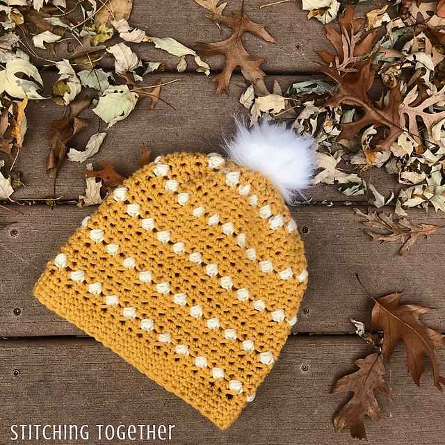 Peekaboo Puff Hat