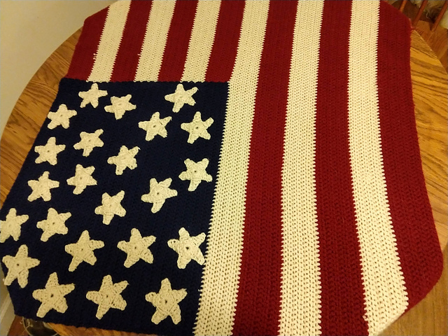 American Flag Blanket