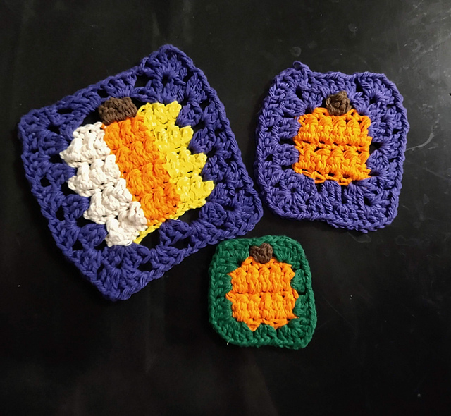 Pumpkin Granny Square