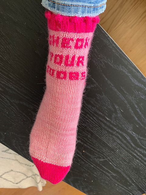 Check Your Boobs Socks