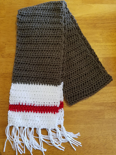 Sock Monkey Scarf