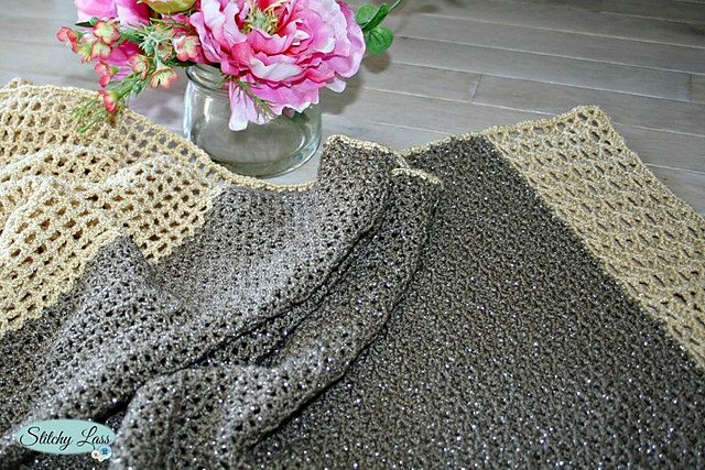 Golden Glamour Shawl