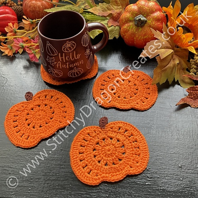 Dainty Pumpkin Coaster