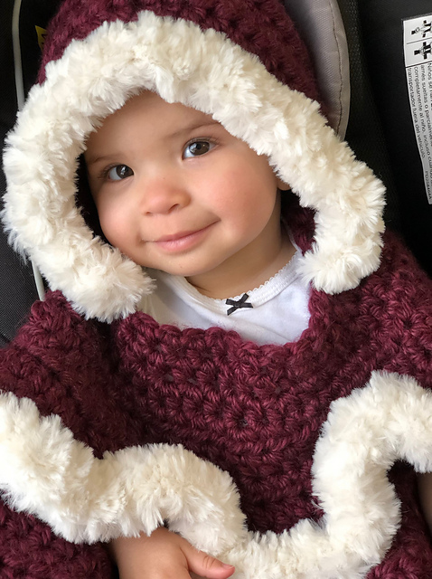 Faux Fur Car Seat Capelet