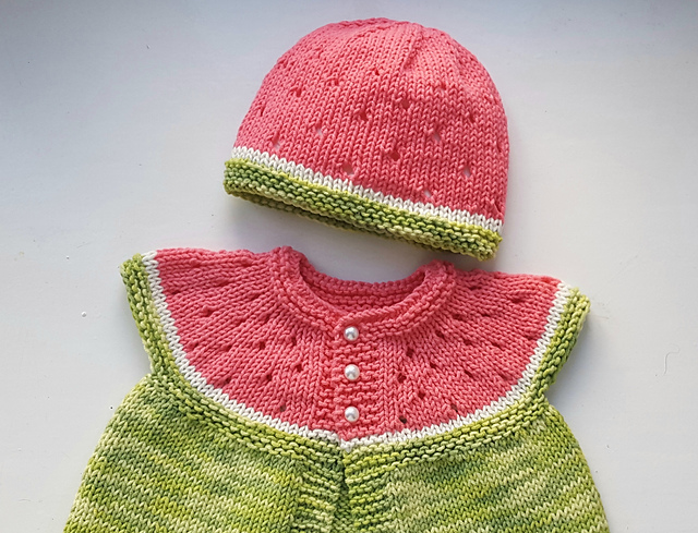 Ravelry: Watermelon Baby Hat pattern by Stitchylinda Designs