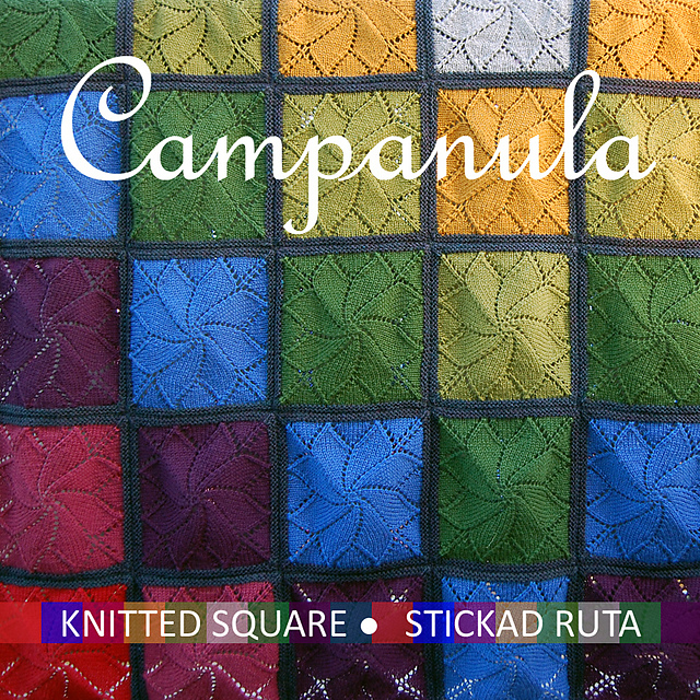 Campanula Knitted Square