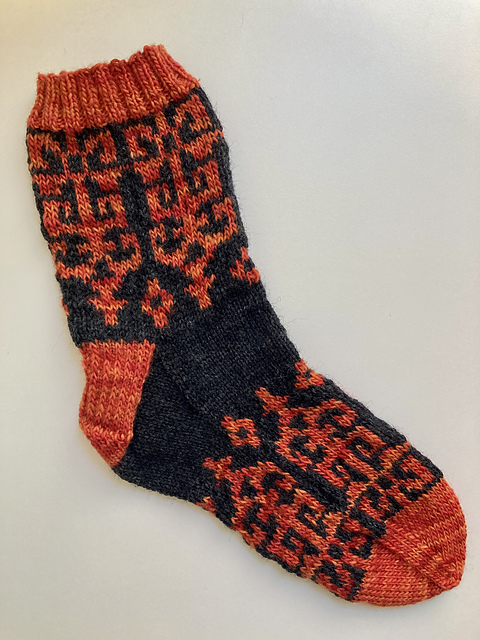 Scrollwork Socks