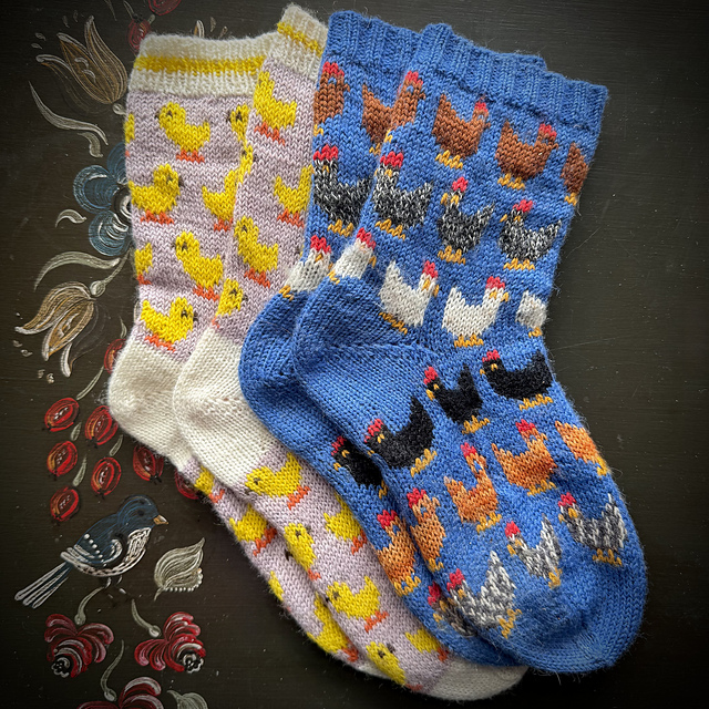Herding Hens Sock Set