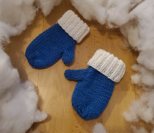 Folded Cuff Mittens