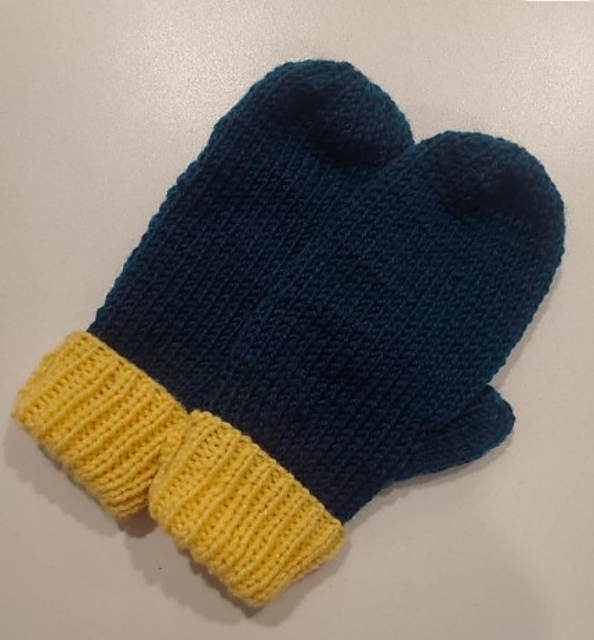 Junior Folded Cuff Mittens