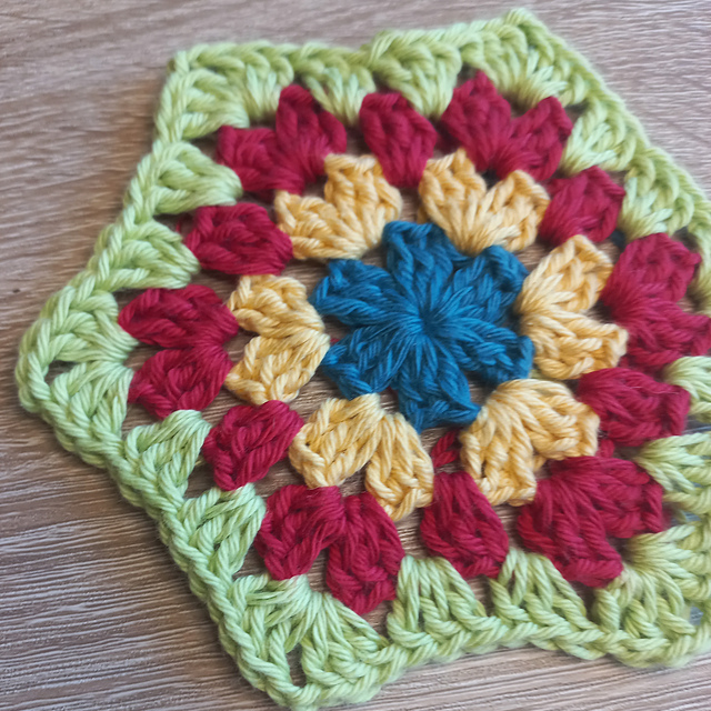 Easy Granny Stitch Hexagon