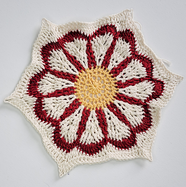 Daisy Flower Hexagon