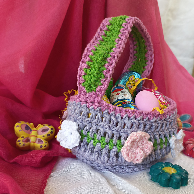 Cherry Blossoms Mini Basket