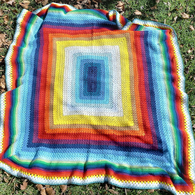 Squared Afghan