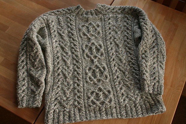 Cables with Heart - Woman's Pullover